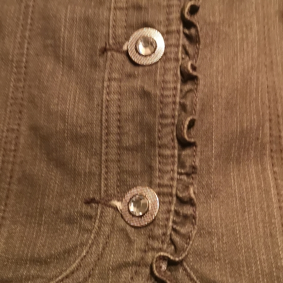 Christopher and Banks Jean Vest large - Picture 2 of 5